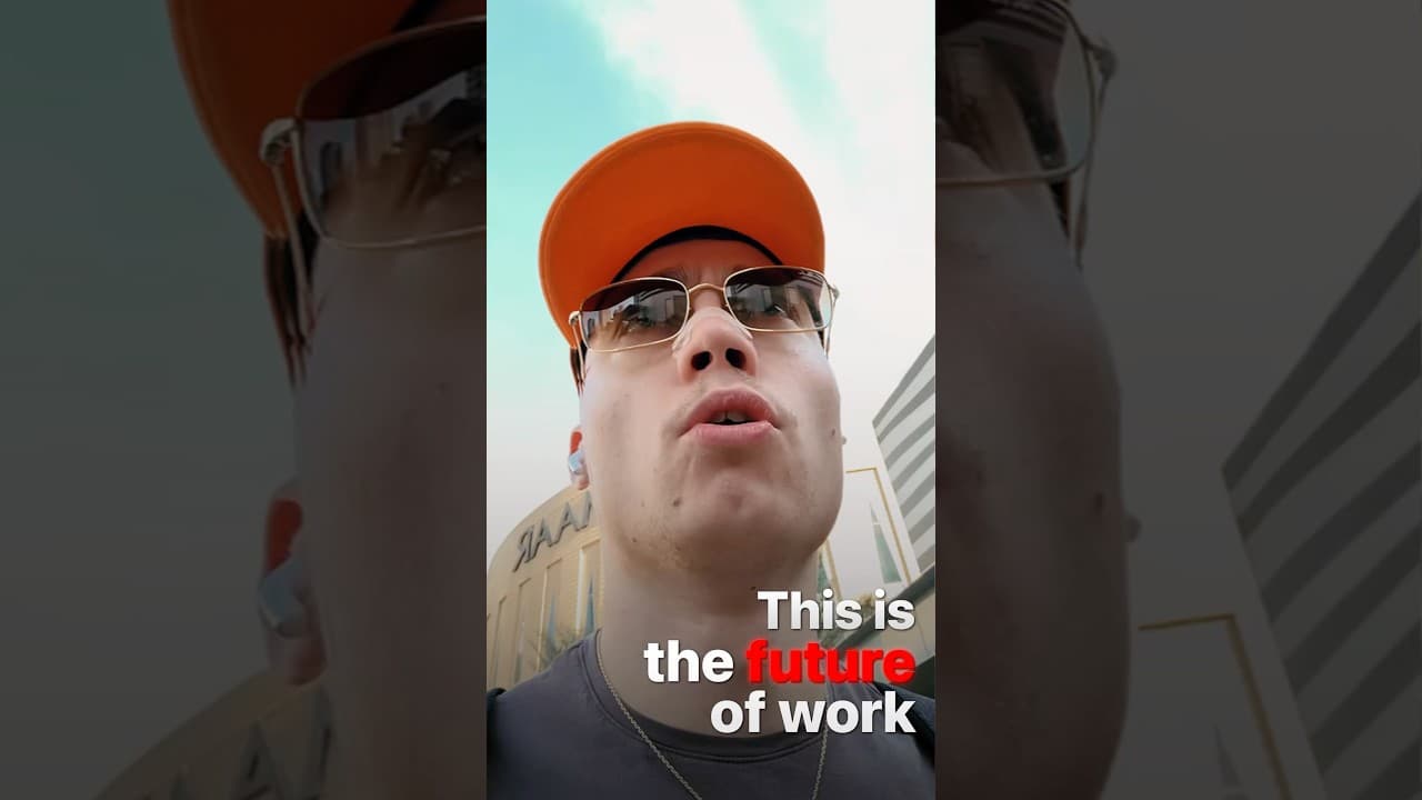 My work is just talking to agents lol