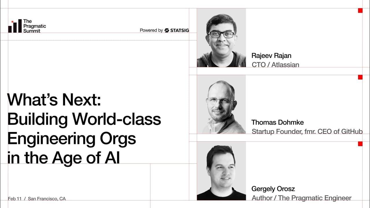 Building world-class engineering teams in the age of AI - The Pragmatic Summit