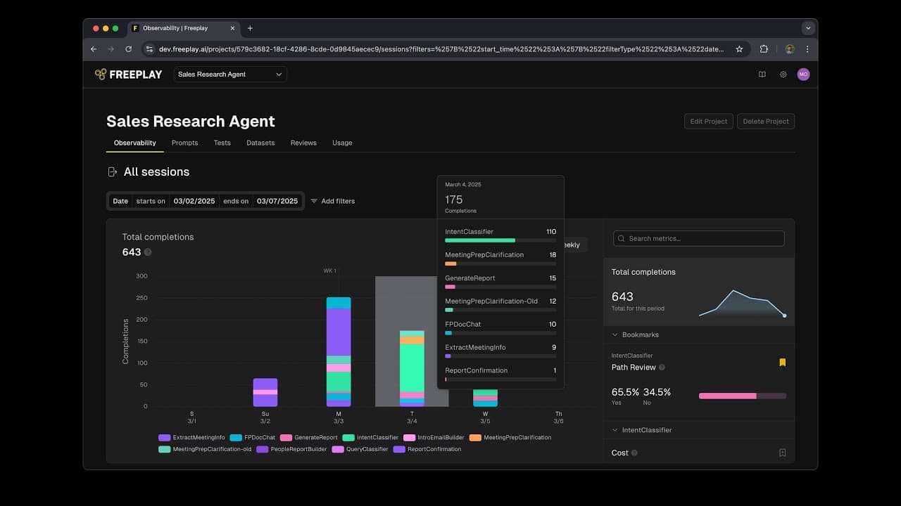 Intro to Freeplay AI Observability