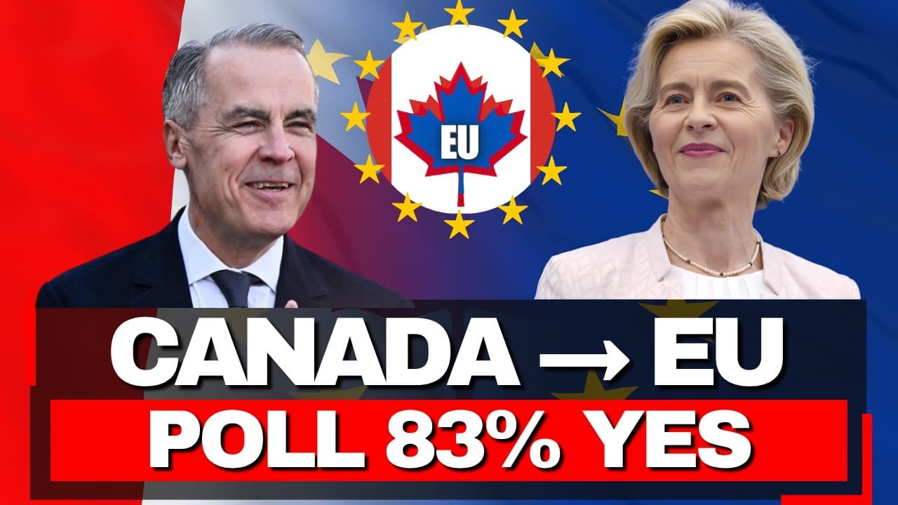 Canada EXITS US Orbit - 83% Open to Joining EU, America's Closest Ally Leaves