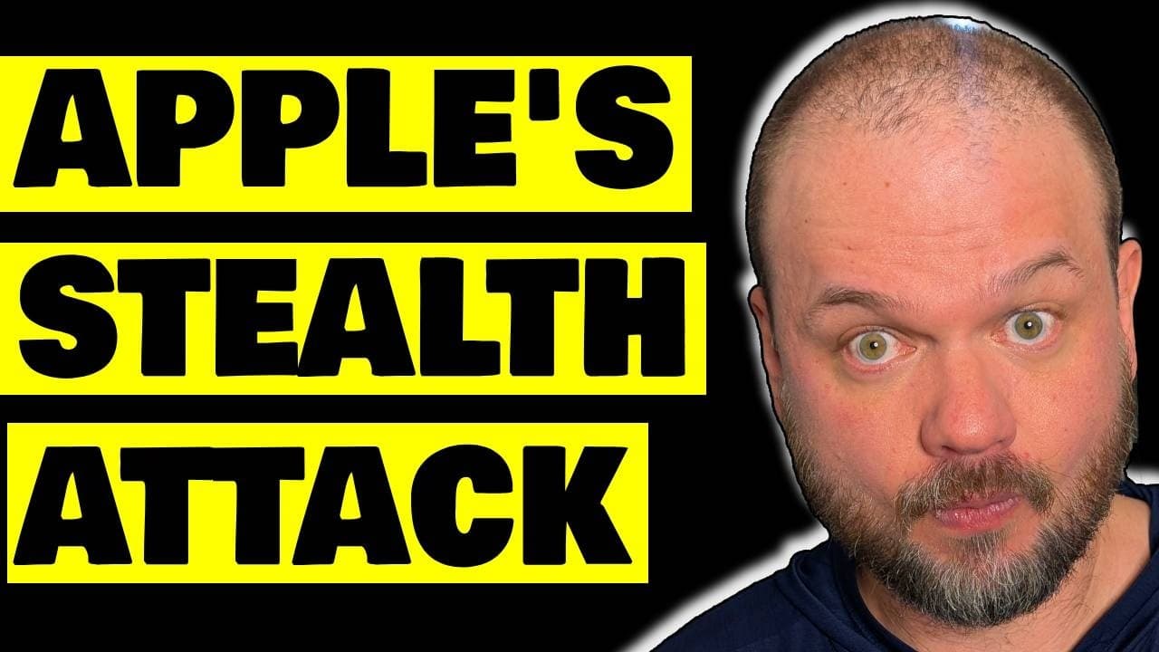 no one saw what APPLE just did...