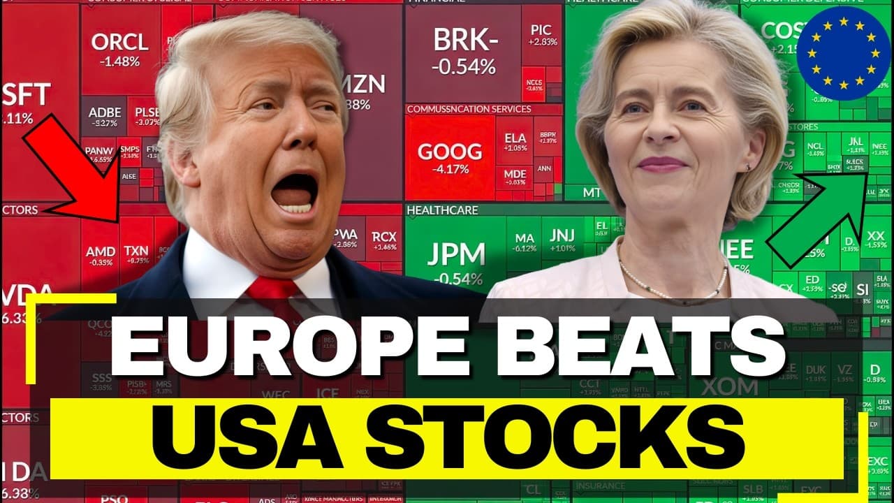 Investors FLEE US Stocks for Europe - First Time in 5 Years, Capital Exits, 32.6% vs 16.4%