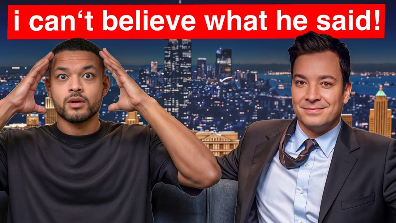 The moment Jimmy Fallon changed how I see confidence forever