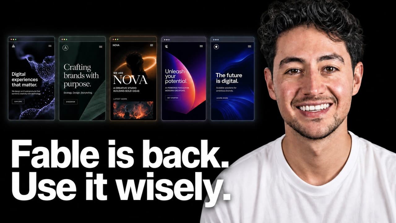 Fable 5 Is Back. Use It To Print With These $10K Websites