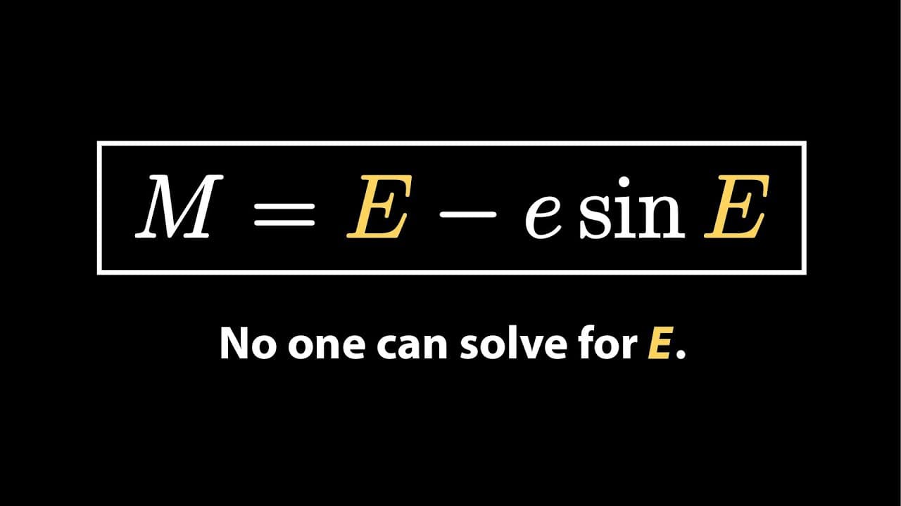 Kepler’s Impossible Equation