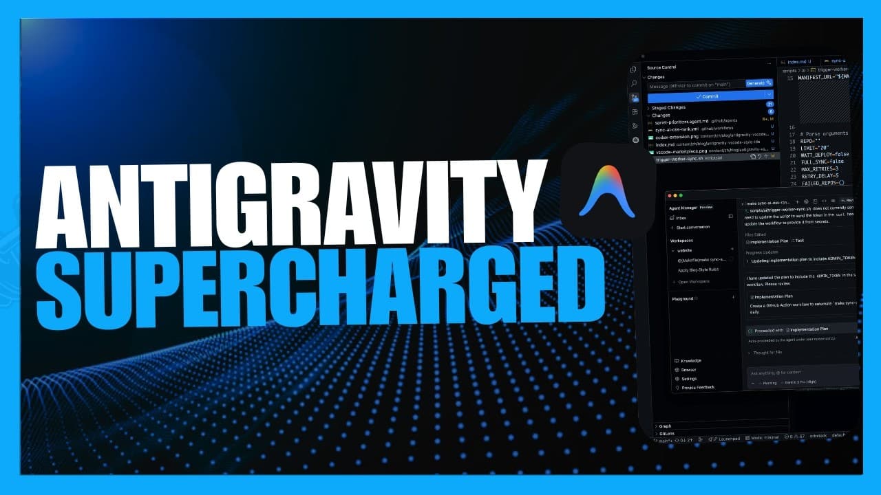 Supercharge Antigravity To Do Anything! 100x Your AI Agents /w Memory, Skills, Etc!