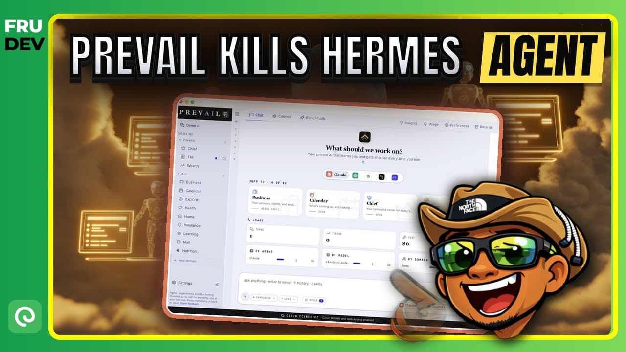 Prevail AI: The Hermes Agent KILLER for Your Whole Life? 🔥 (Full Demo) | prevail.sh