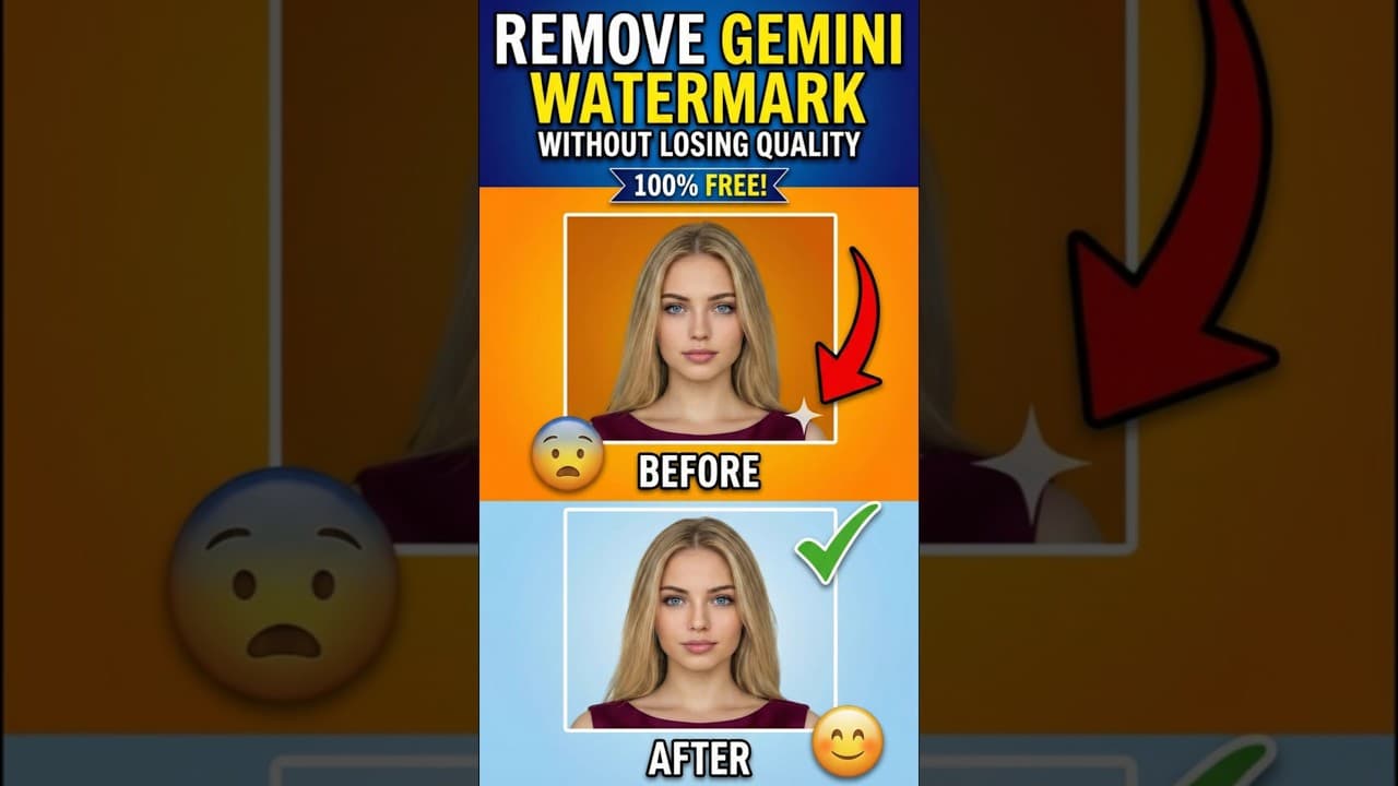 How to Remove Gemini Nano Banana Watermark From Photo for FREE (Without Losing Quality)