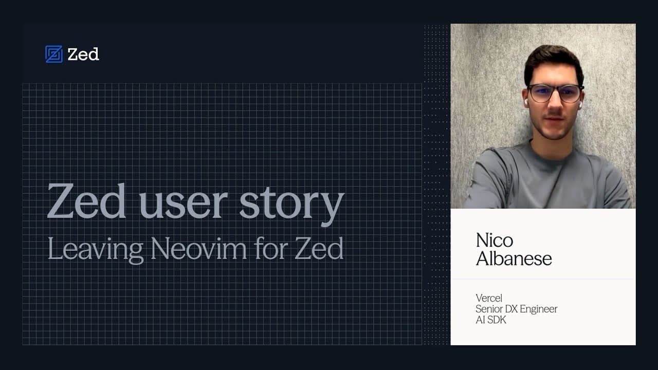 Leaving Neovim for Zed