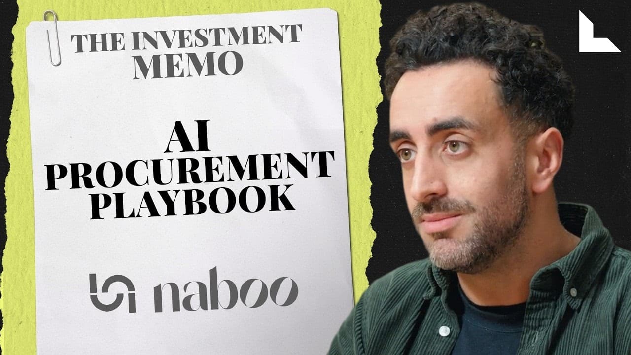 The Future of Procurement Is AI | Maxime Eduardo, Naboo