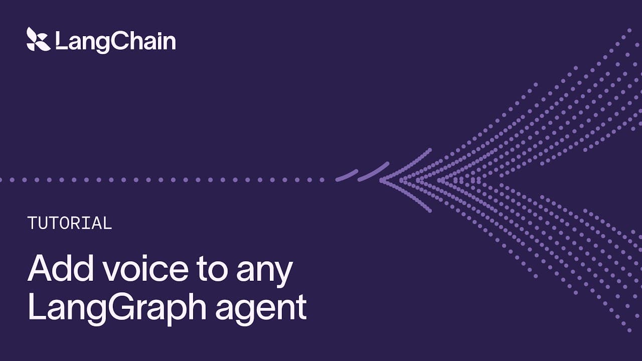 Turn Any LangGraph Agent Into a Voice Agent in Minutes