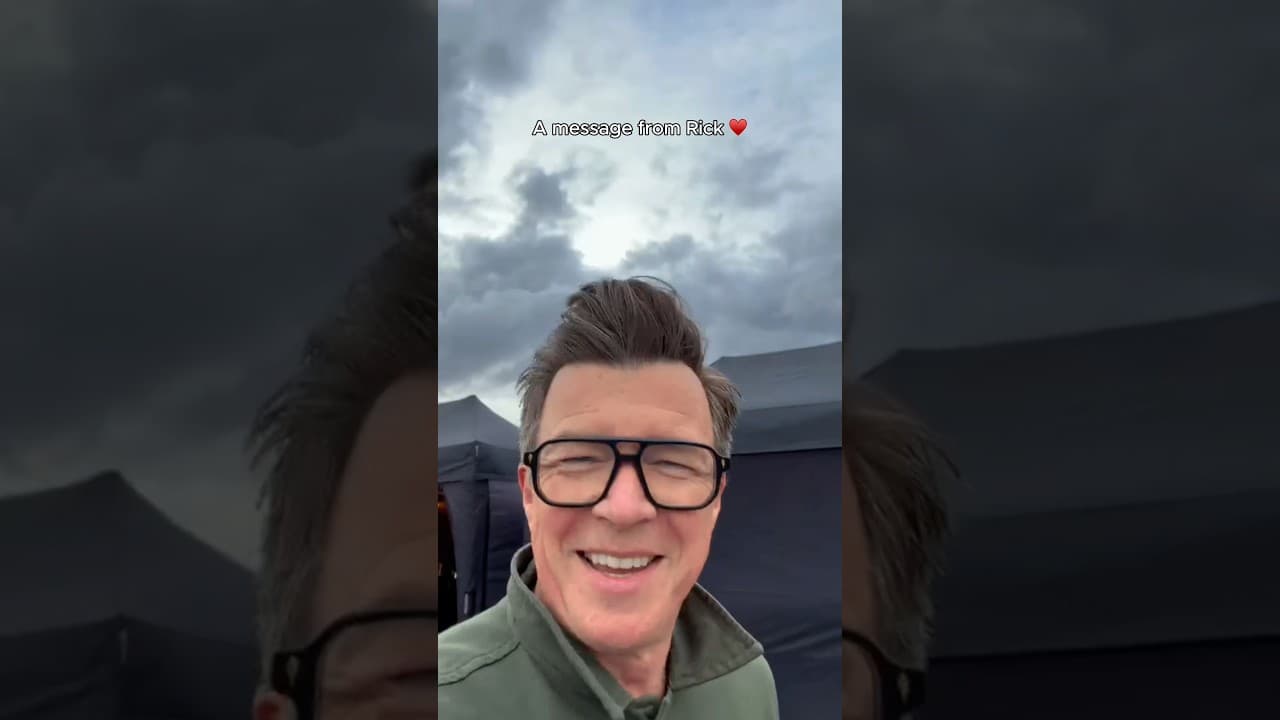 A message from Rick ♥️ #rickastley