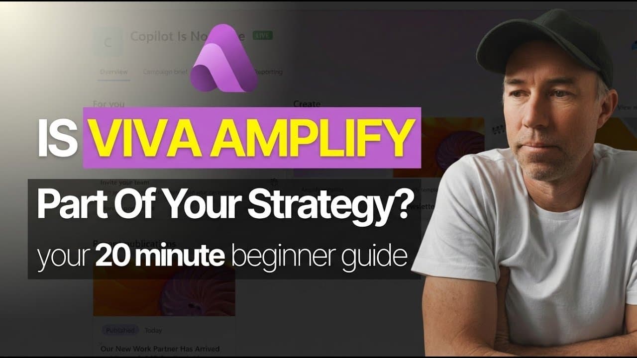 Stop Manual Publishing: Automate Your Comms with Viva Amplify (Full Demo)