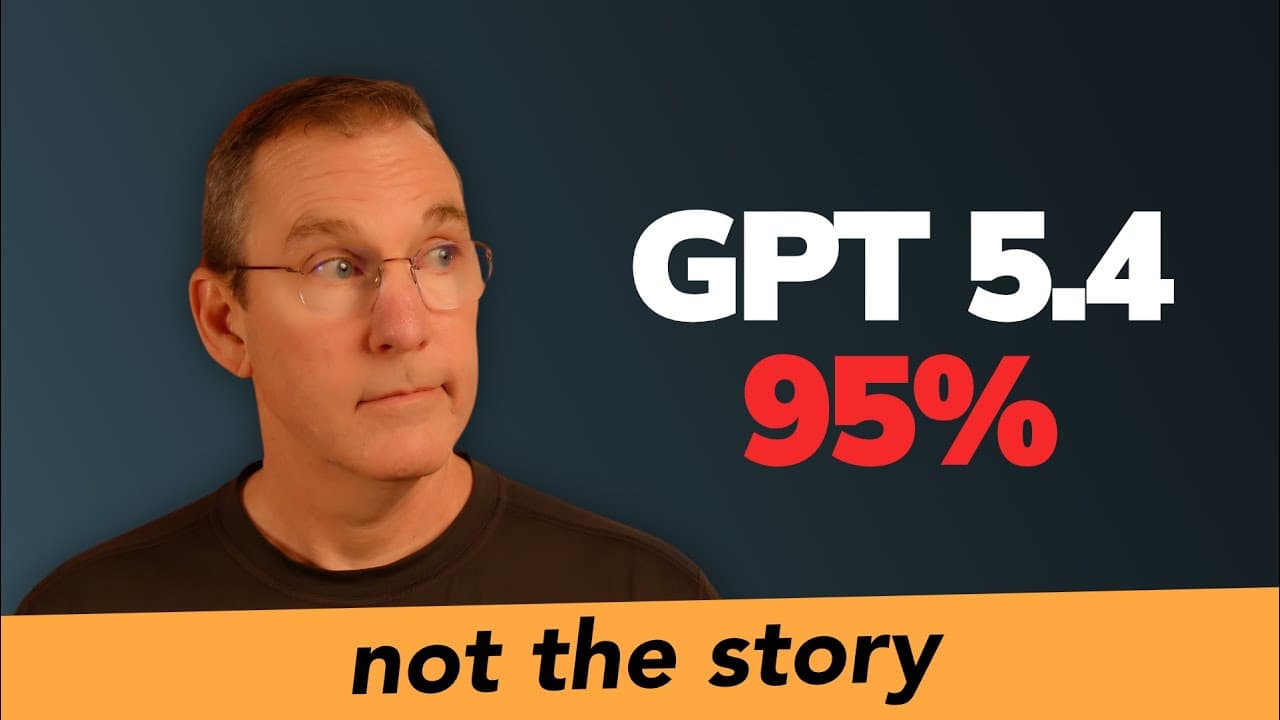 GPT-5.4 Got the Best Score I've Ever Seen — Then I Found Something Stranger