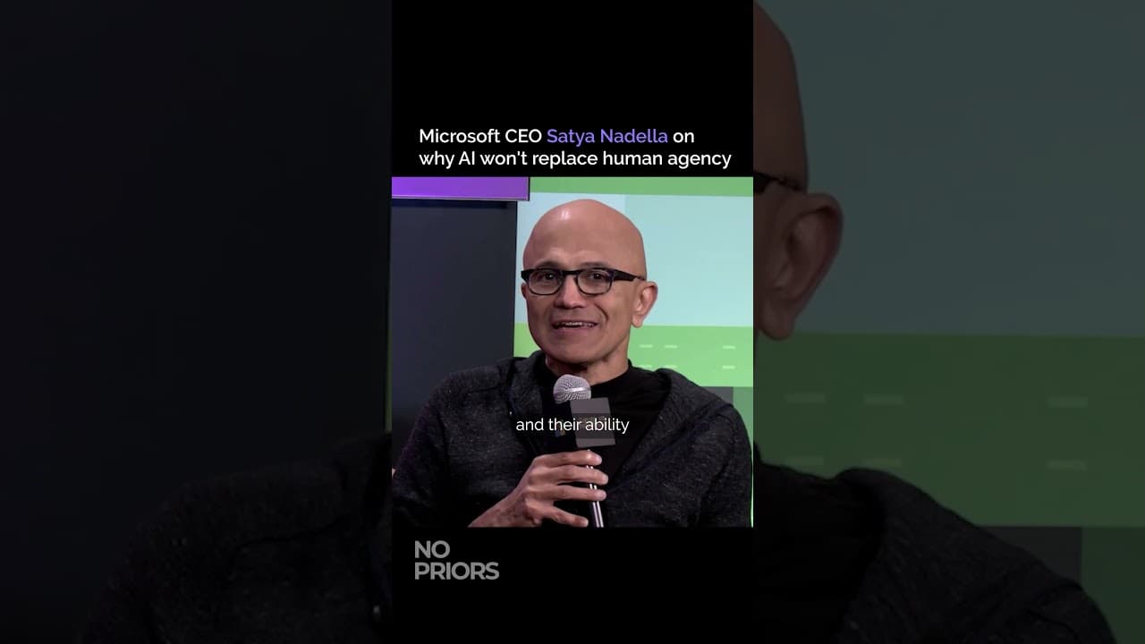 Satya Nadella: Why Humans Still Create Value
