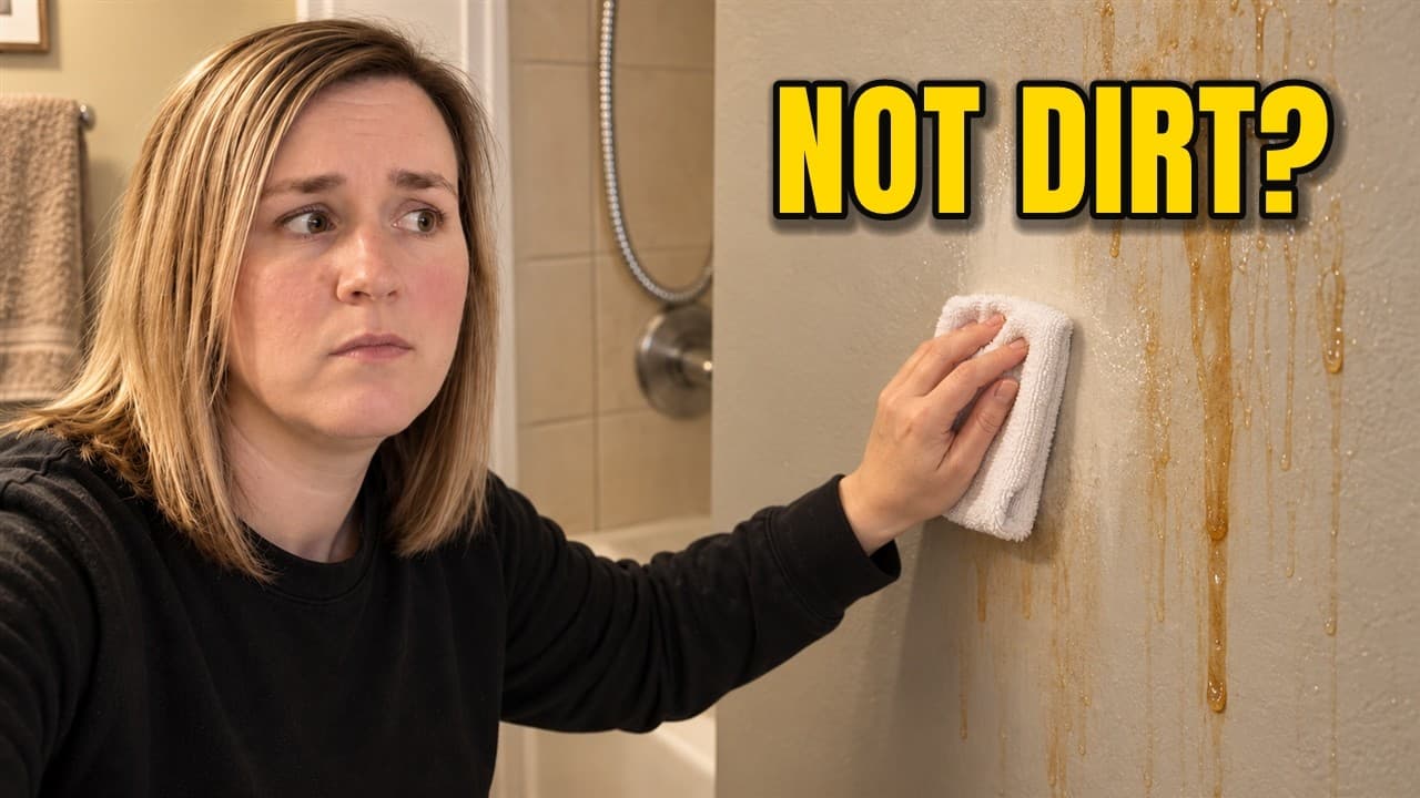 Why Your Bathroom Walls Keep Dripping Brown