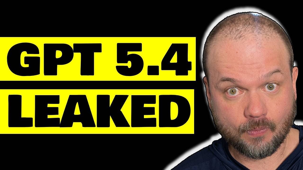 GPT 5.4 leaks