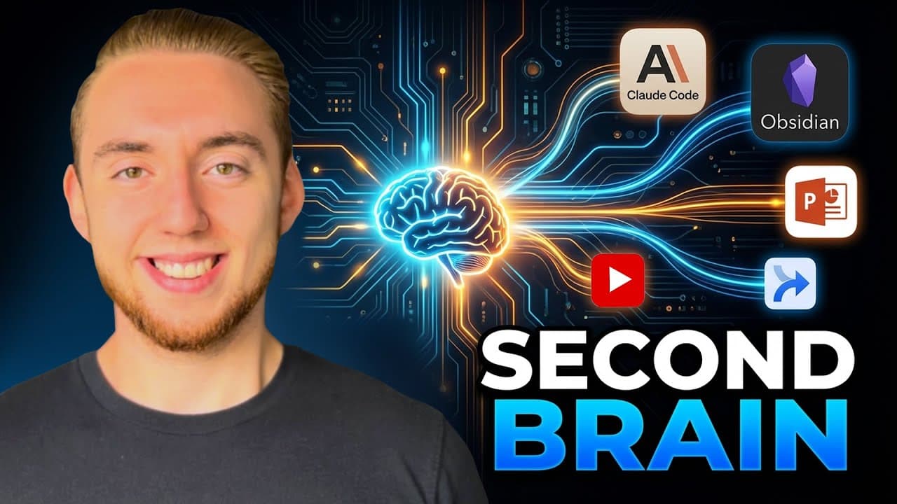 I Built My Second Brain with Claude Code + Obsidian + Skills (Here's How)