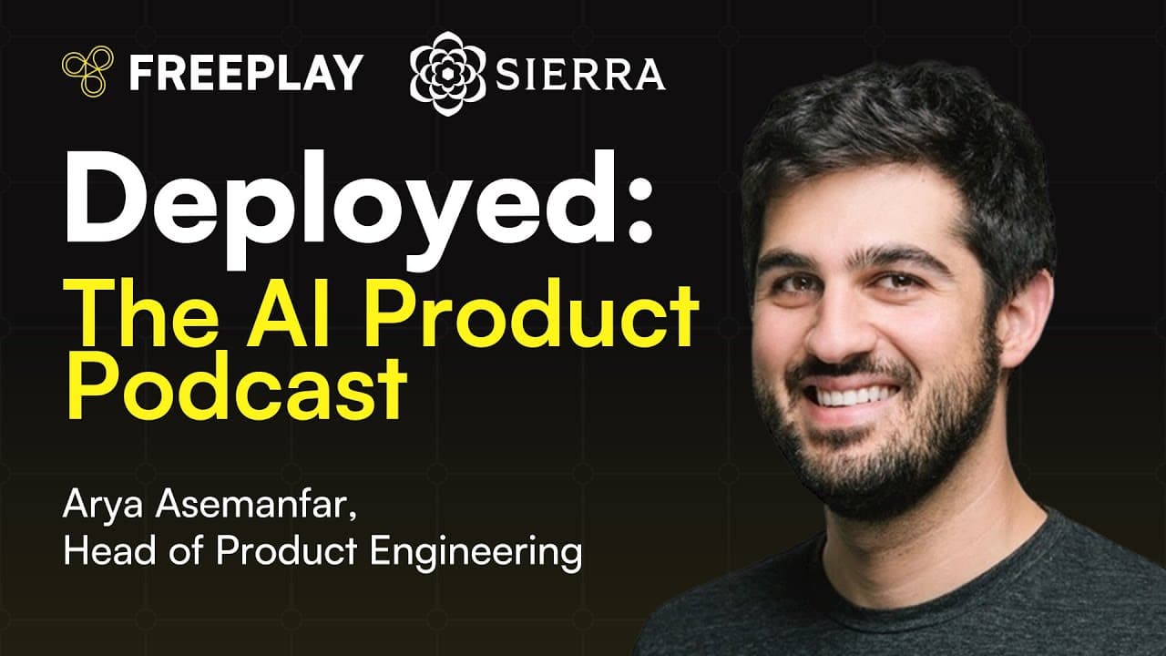 Building Enterprise-Grade AI Agents: Lessons from Sierra's Arya Asemanfar