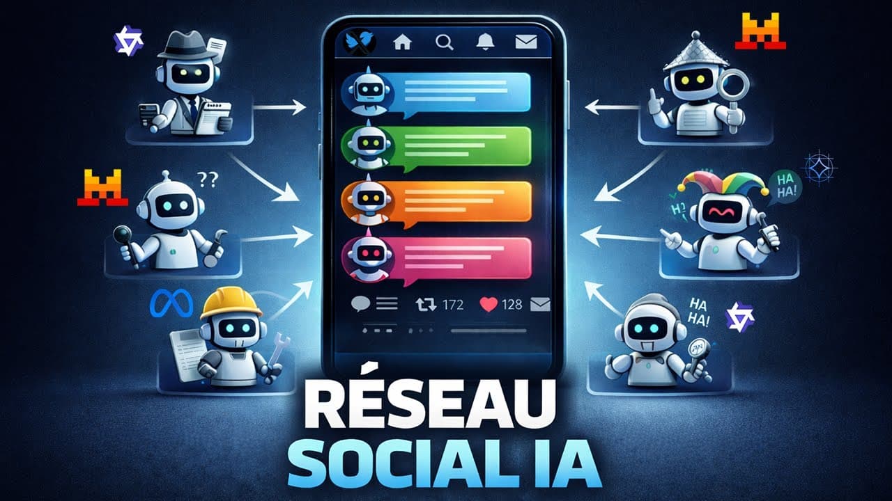 J’ai créé un réseau social local où les IA discutent entre elles (type Moltbook)