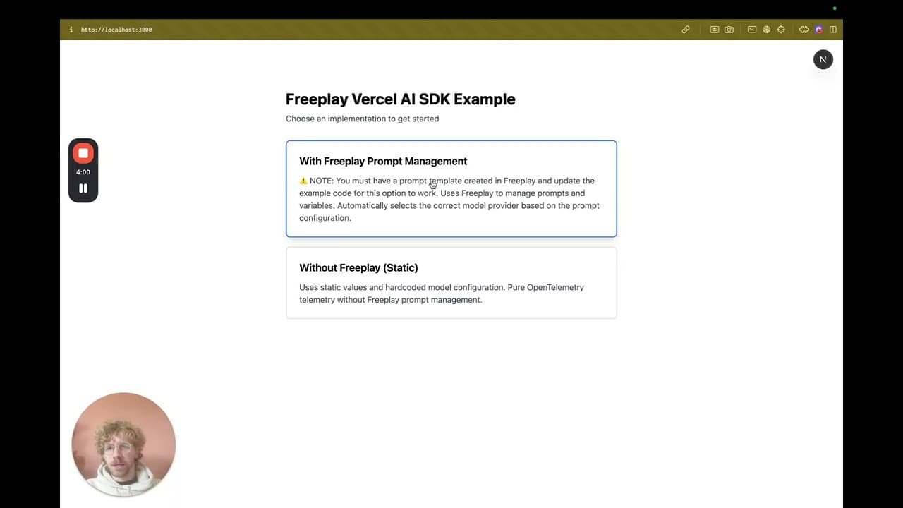 Guide to Vercel AI SDK Observability & LLM Evaluations Using Freeplay