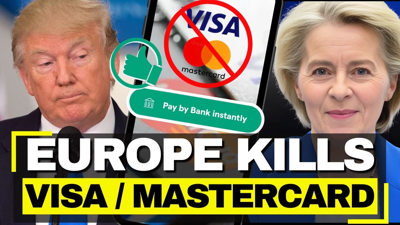 USA Loses Payment System Leverage In Europe - 'Pay by Bank' Button Kills Visa/Mastercard, 72% Vanish