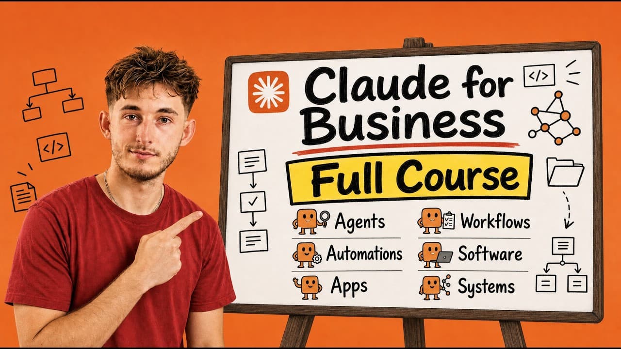 Automate Your ENTIRE Business W/ Claude: The Complete 3-Hour Course