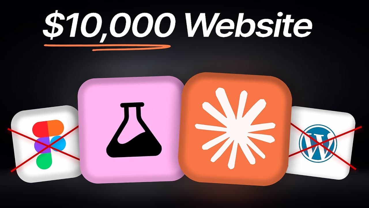 I Built a $10,000 Website in 45 Minutes Using Free AI Tools (Claude Code + Google Stitch)