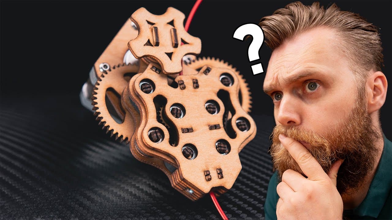 I made an Extruder out of PLYWOOD!