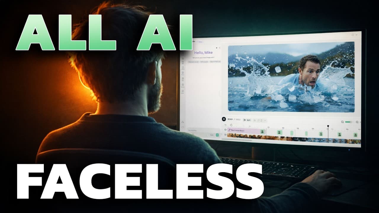 I Built a Faceless Channel in 10 Minutes!