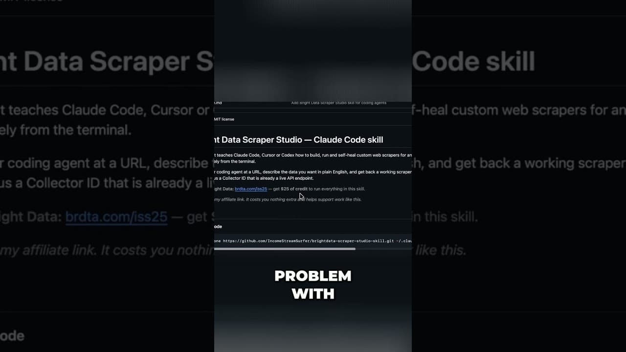 Bright Data: Get $25 Free Credit for Web Scraping! #shorts