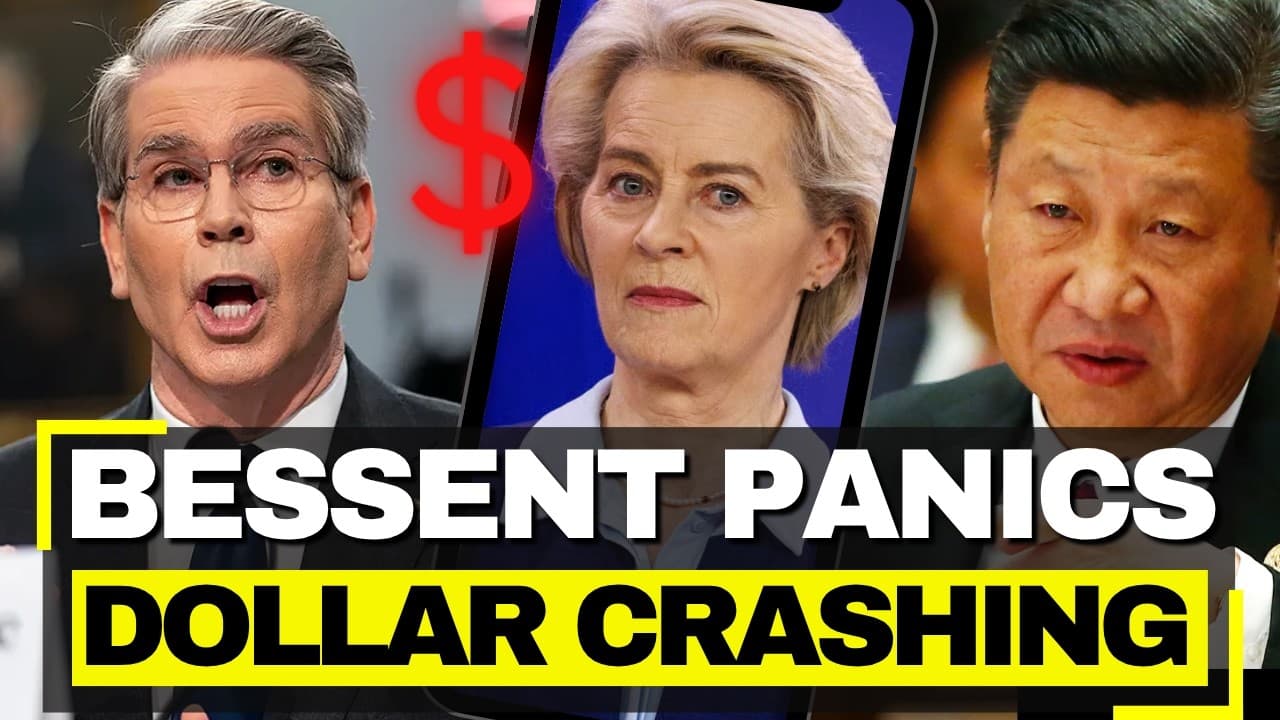 Bessent PANICS as 89% of Banks DUMP Dollar for Gold - Dedollarisation Hits RECORD