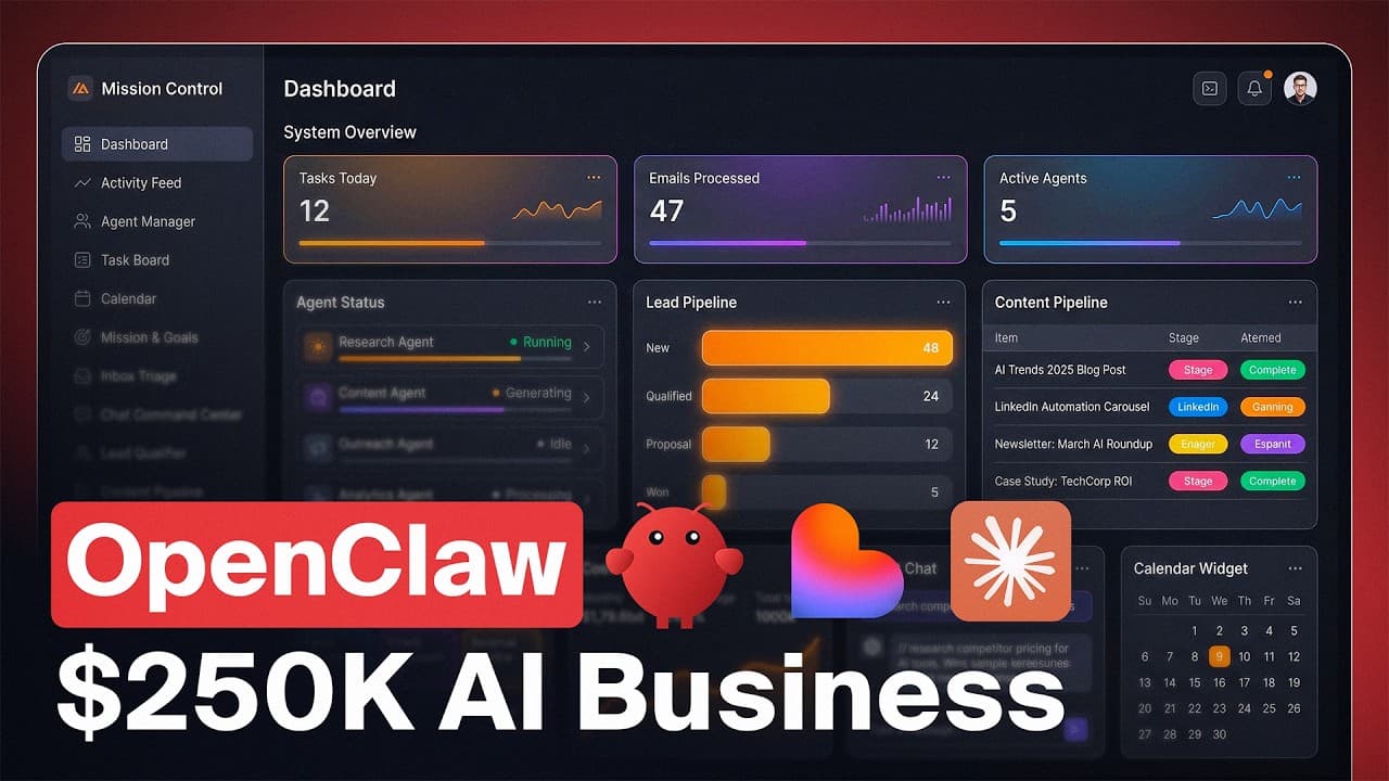 I Built A $250K/month OpenClaw Business In 1 Hour