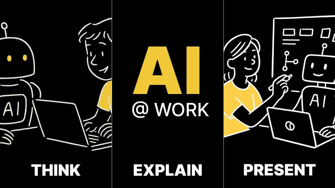Work smarter: 3 AI habits to sharper thinking, clearer communication, and better presentations