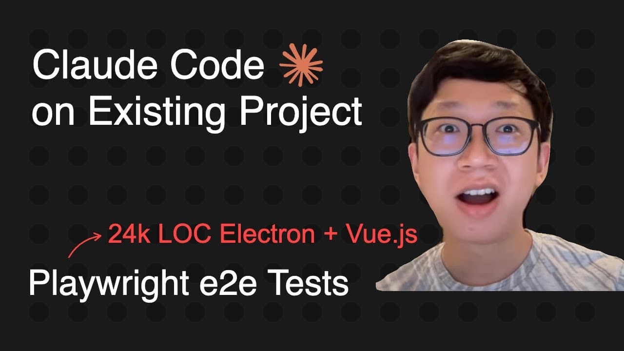 Claude Code on Existing Project: Playwright e2e Tests