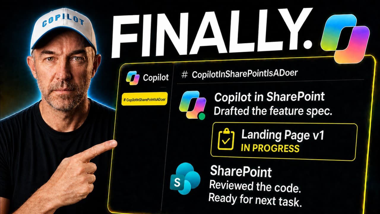 Why Copilot in SharePoint Is a Doer, Not Just a Talker