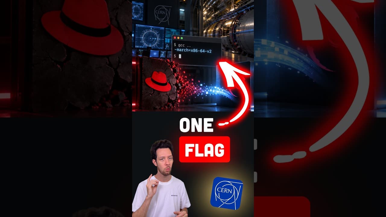 One Compiler Flag Made CERN Leave Red Hat #cern #programming #compiler