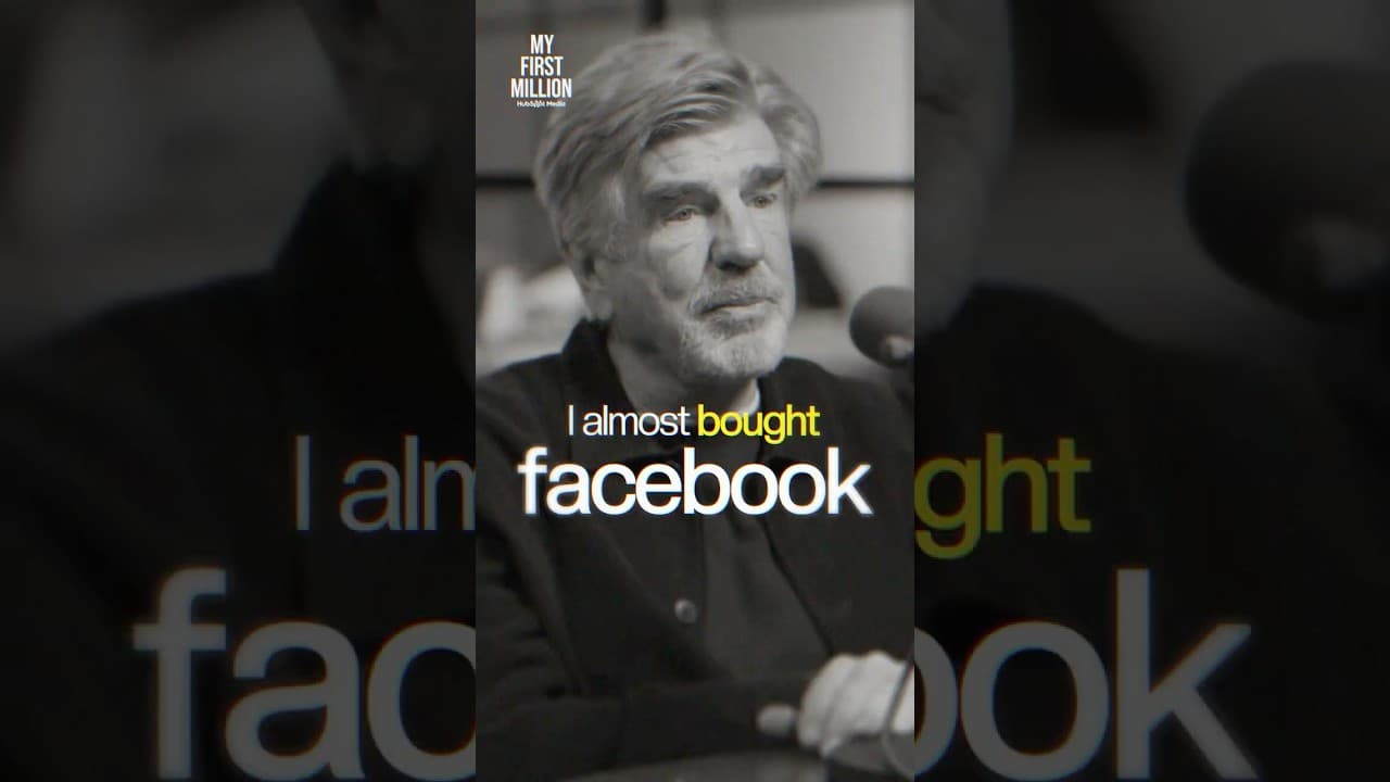 He almost bought facebook