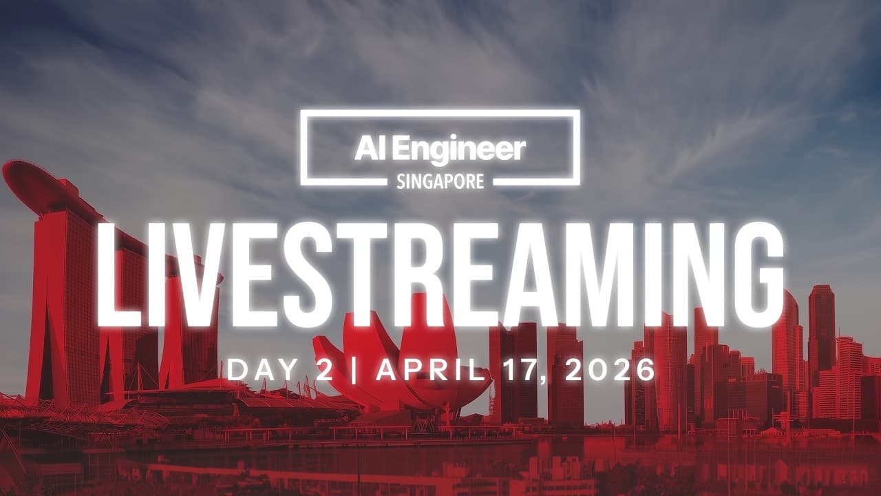 AIE Singapore Day 2 ft. Google DeepMind, OpenClaw, Adaption, Arize, Cloudflare, Robot Company & more