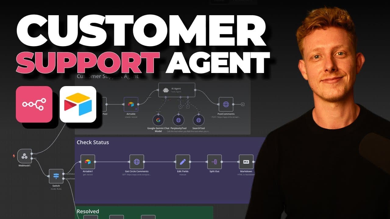 Build a No-Code AI Customer Support System That ACTUALLY Works