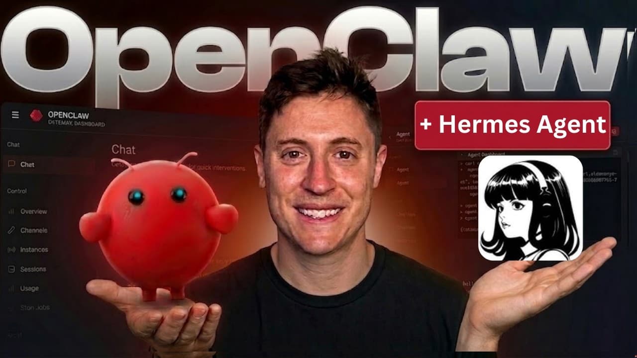 You NEED to set up a multi agent team with OpenClaw and Hermes