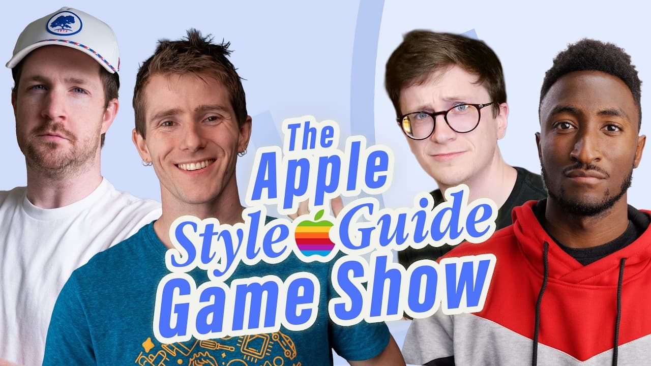 Which YouTuber Knows Apple's Silly Lingo Best?
