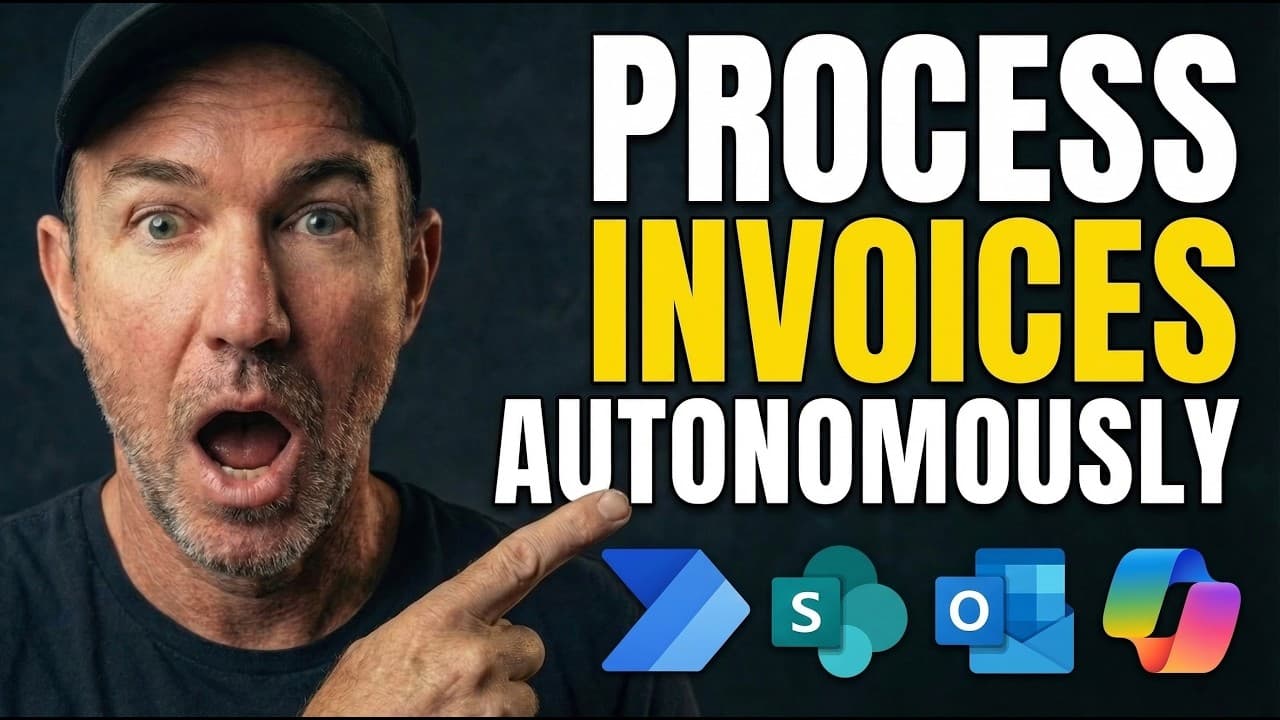 Stop Manual Invoice Entry | Build This M365 Workflow