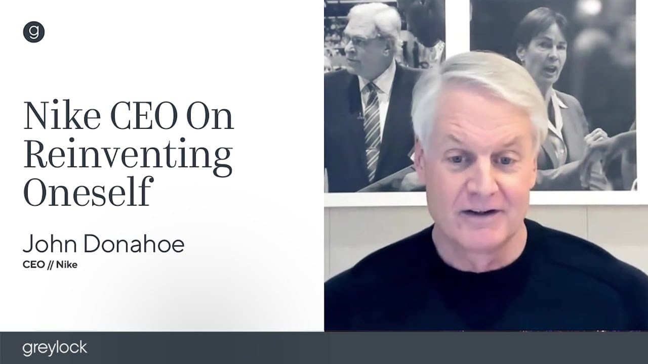 Nike CEO shares the importance of reinventing oneself