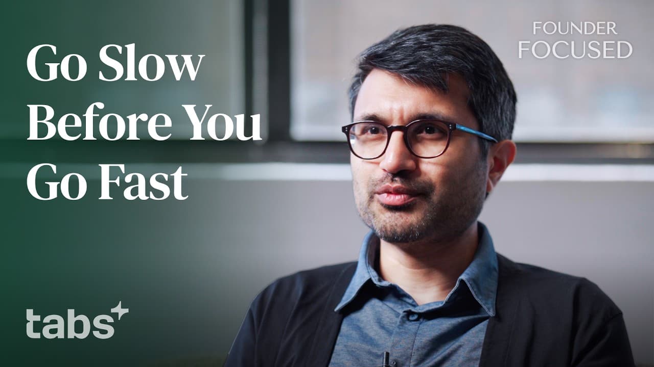 The FIRST Thing Every Founder Must Get Right | Tabs, Ali Hussain
