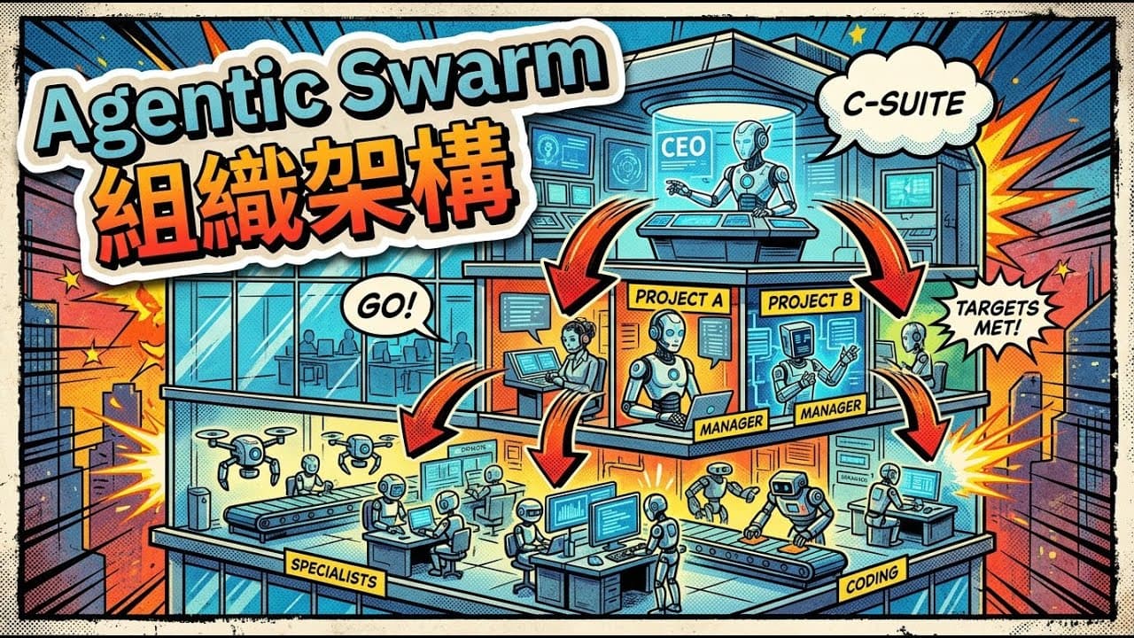 Agentic Swarm 需要組織架構？用管理學設計多智能體團隊