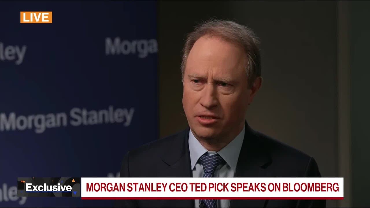 Morgan Stanley CEO Pick on Iran, Inflation Risk and Private Credit
