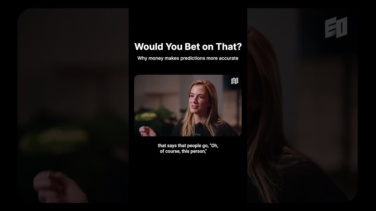 Why Money Makes Predictions More Accurate | The Kalshi Story