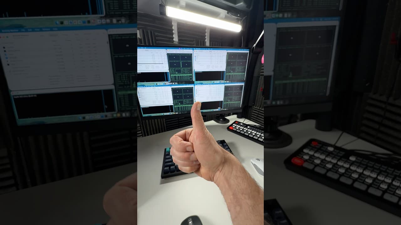 Cluster of Macs doing AI