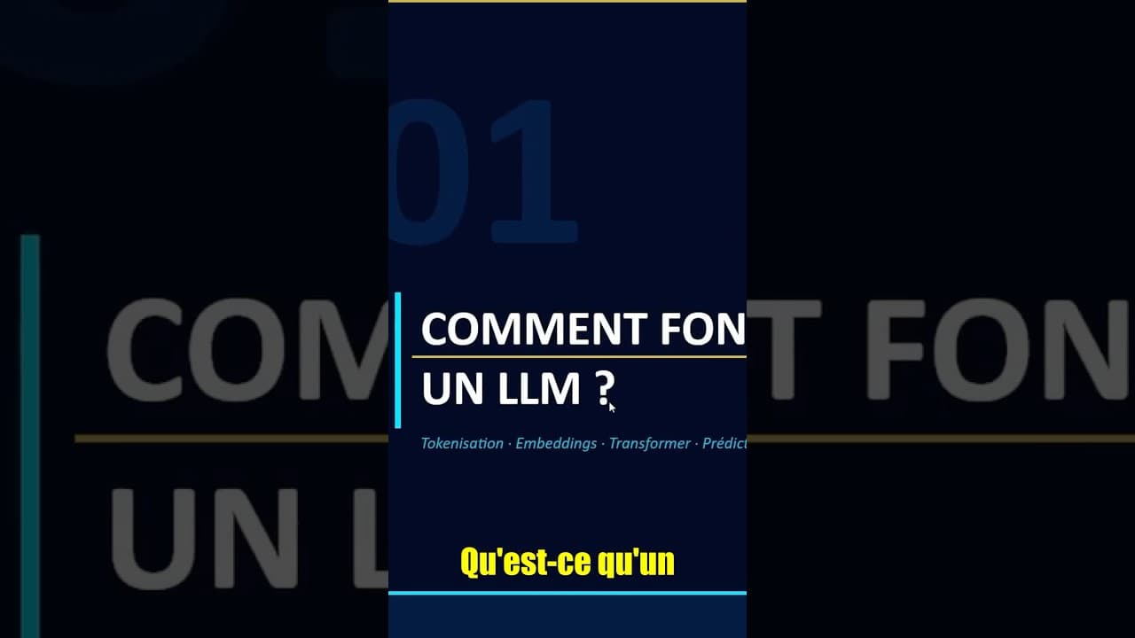 Comprendre les LLM jusqu’aux agents IA
